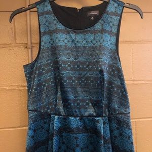The Limited Teal and Black dress